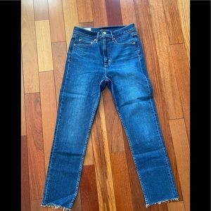 Gap High Rise Cigarette/Slim Jeans